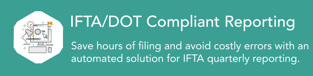 A picture of showing a computer, keyboard, mouse, lamp, and clock to depict that the reports you need and we provide is now easier and faster. The fourth benefit is that our reporting software will help you and your team save hours of filing and avoid costly errors with an automated solution for IFTA quarterly reporting.