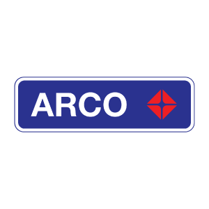 A picture of the ARCO logo.