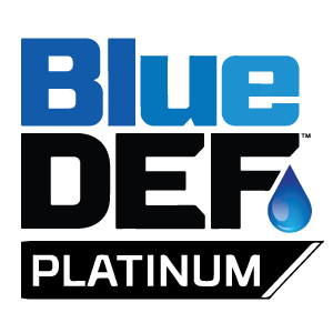 A picture of the Blue DEF platinum logo.