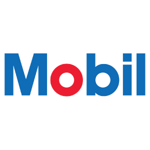 A picture of the Mobil logo.