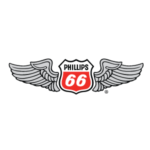 A picture of the Phillips 66 logo.