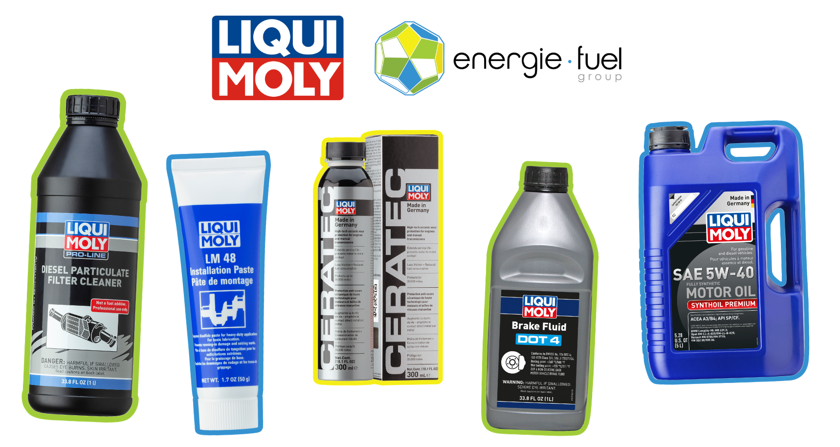 Liqui Moly products available through Energie Fuel