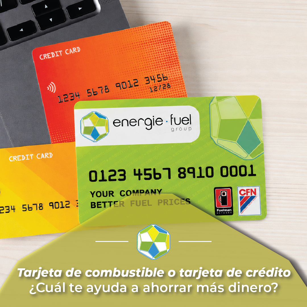 Comparación entre tarjeta de combustible y tarjeta de crédito para administrar gastos de una flota