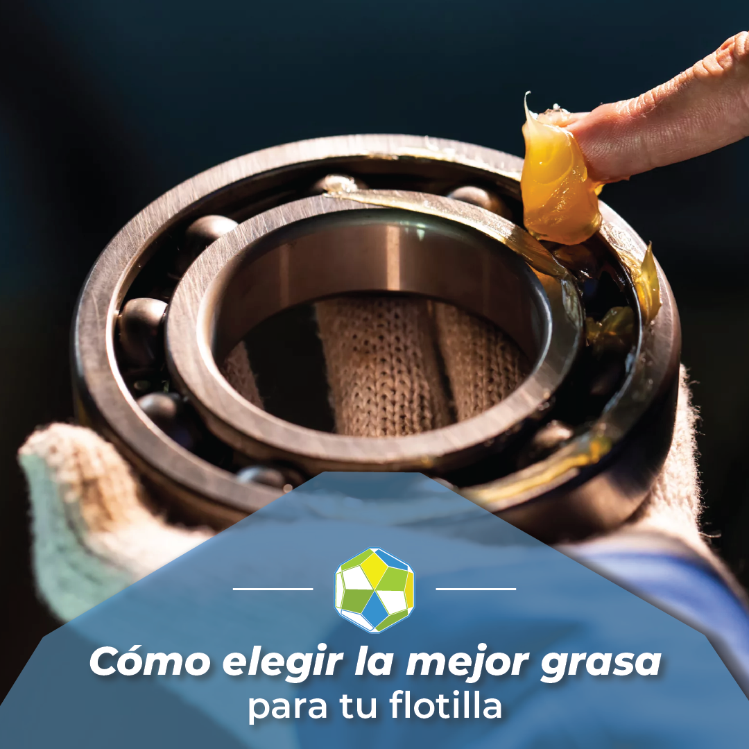 Grasa para flotillas y camiones para proteger componentes contra desgaste y contaminación