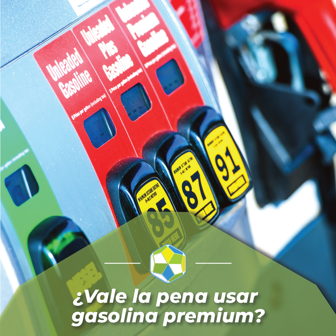 Comparación entre gasolina premium y gasolina regular según el octanaje